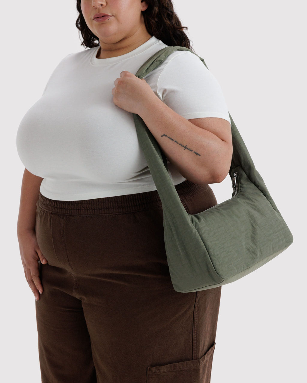 Nylon Meringue Bag - Caper - image 2