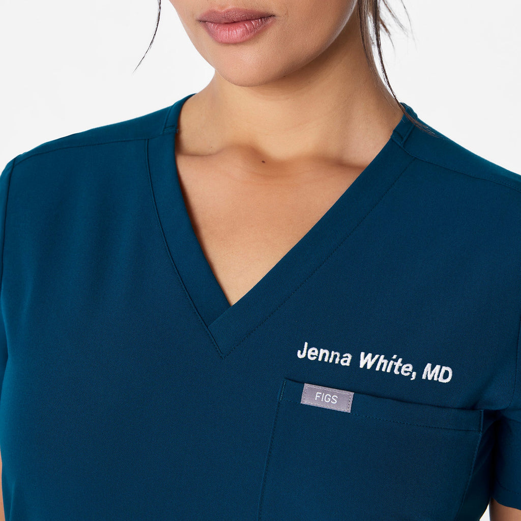 Catarina Scrub Top™ - Deep Reef