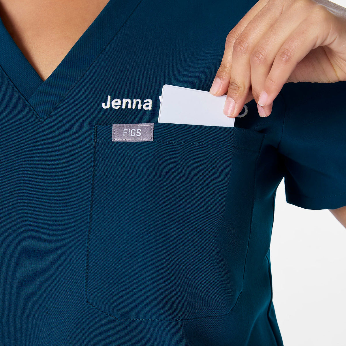 Catarina Scrub Top™ - Deep Reef