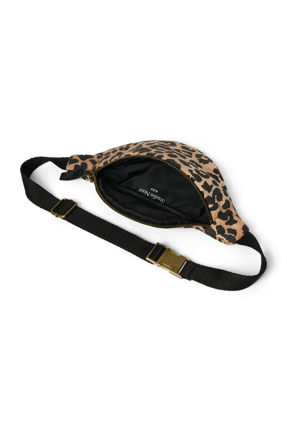 Grüne Leopard Baumwoll-Gürteltasche