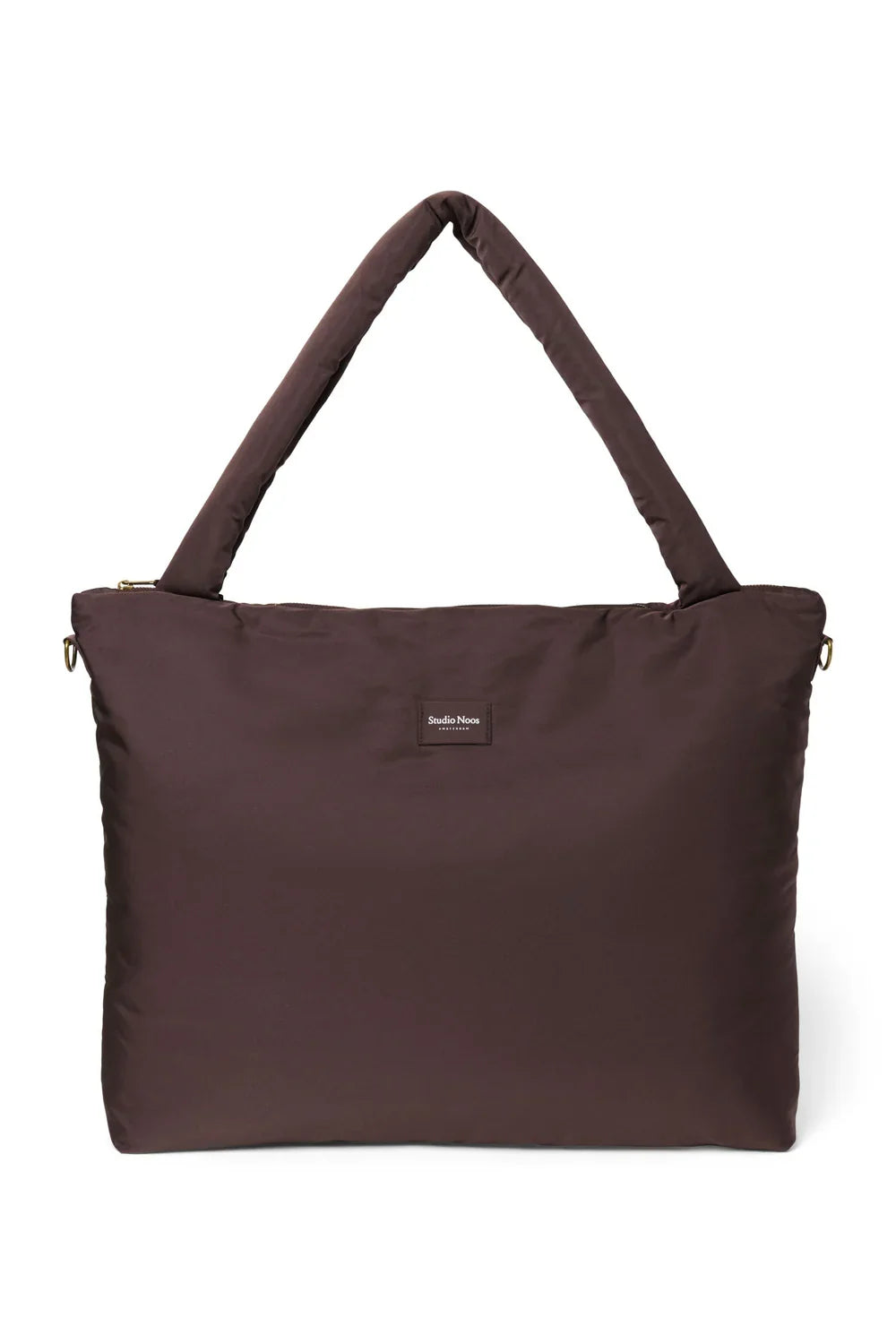 Braune gepolsterte Wickeltasche