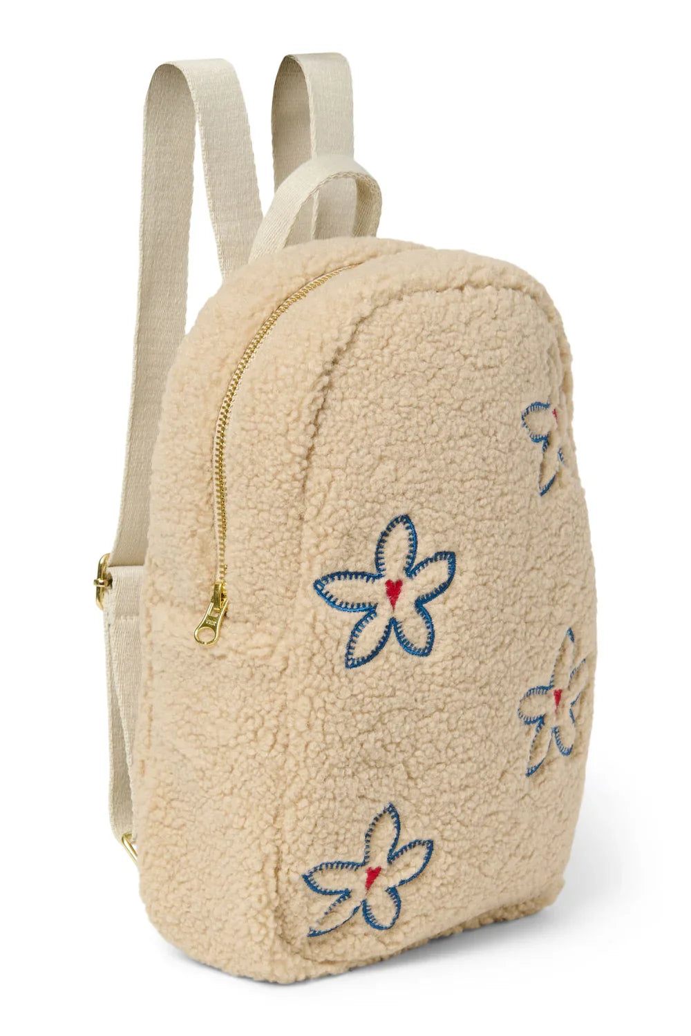 Ecru Blumen Herz Teddy Mini-Rucksack