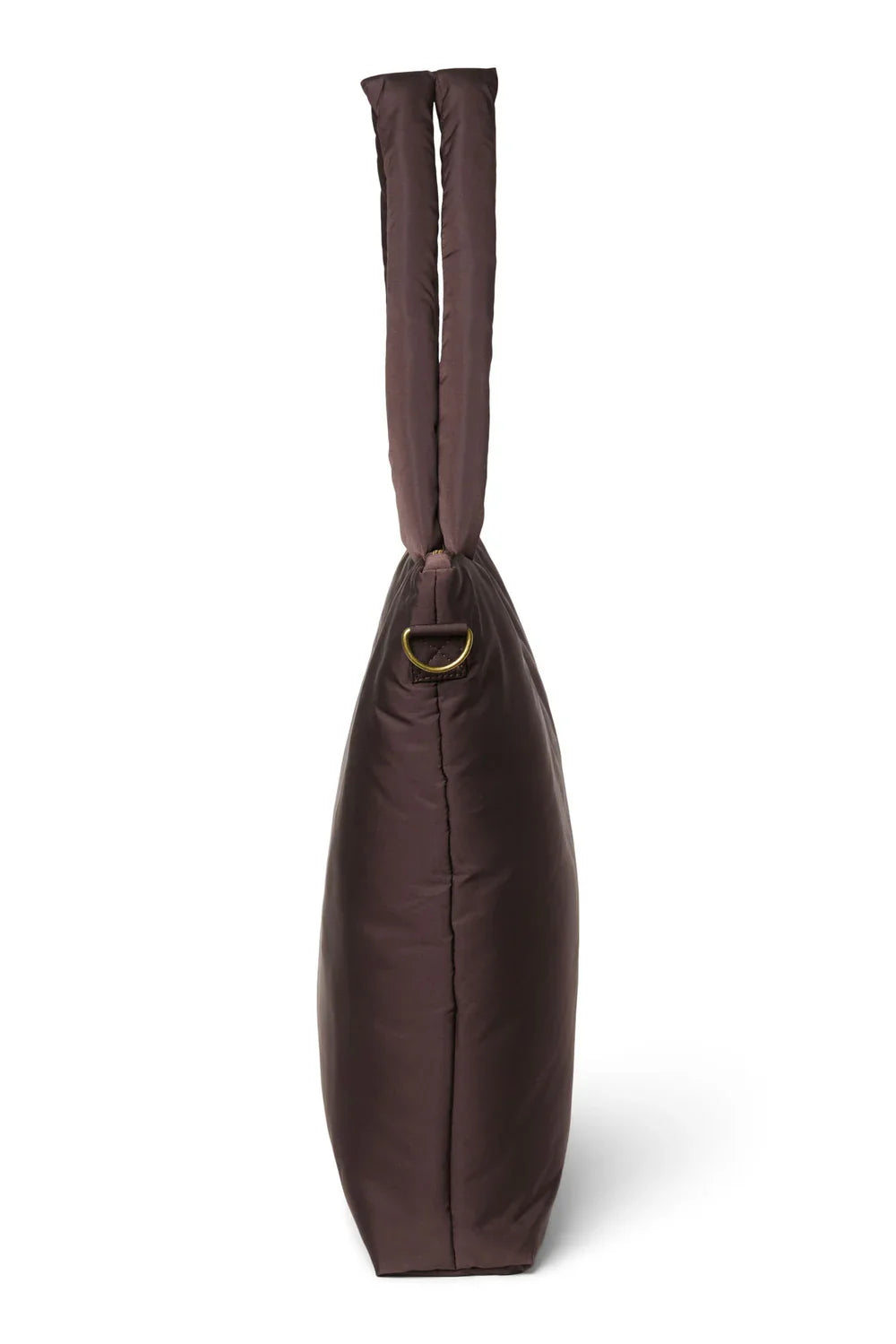 Braune Herzen Puffy Wickeltasche