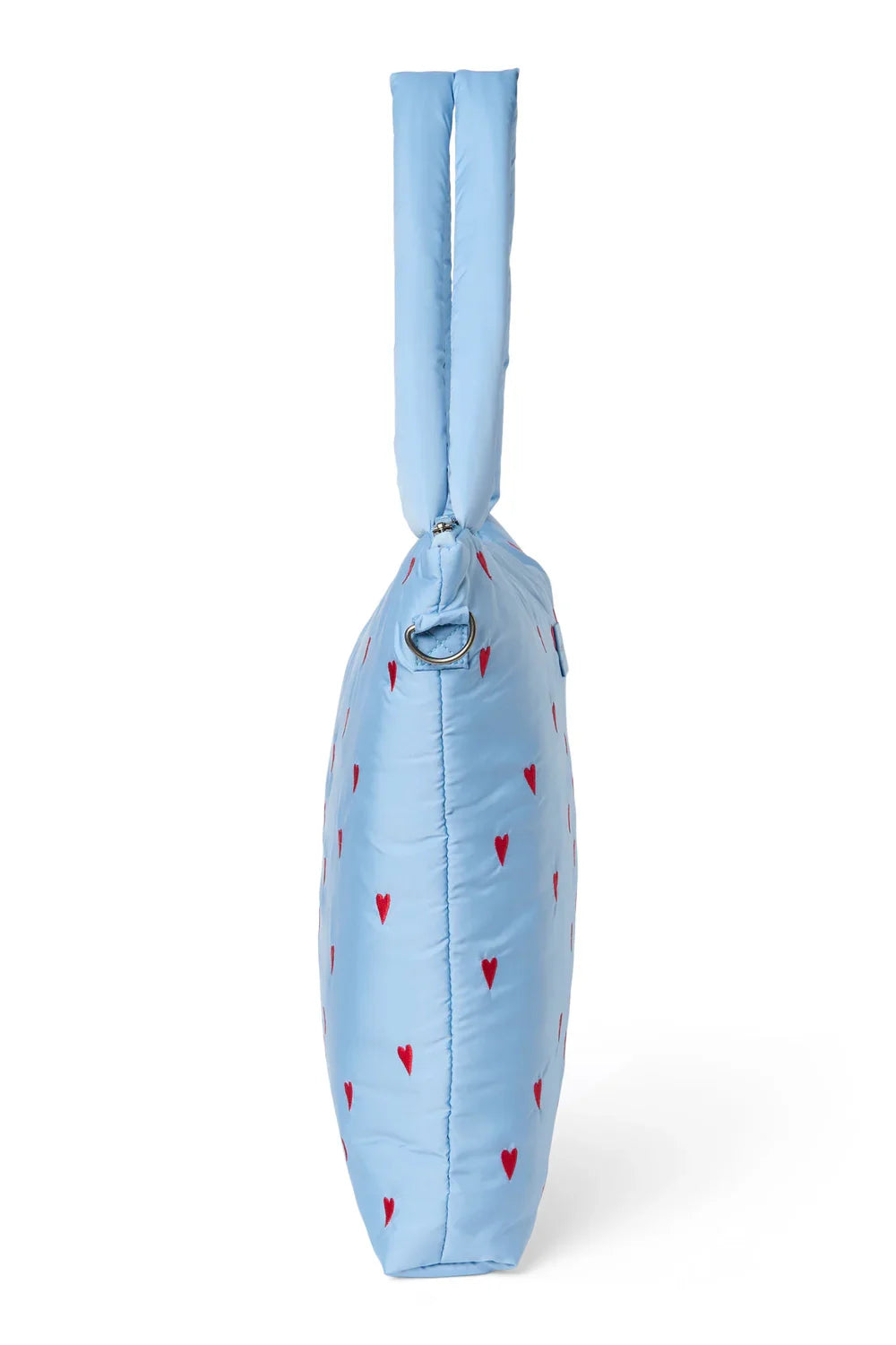 Hellblaue Herzen Flauschige Wickeltasche