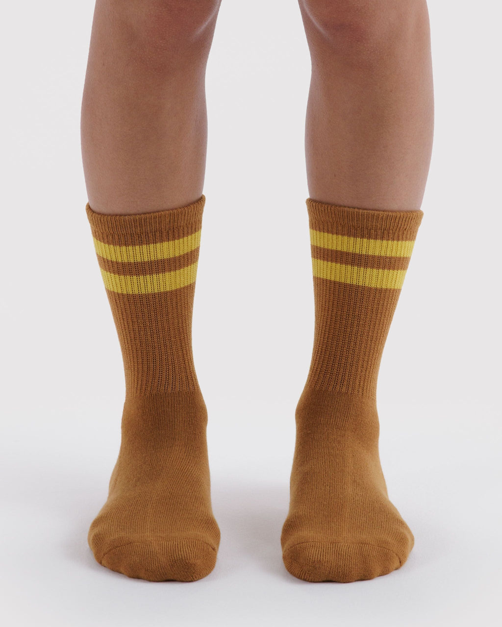 Ribbed Sock - Toffee Stripe - image 2