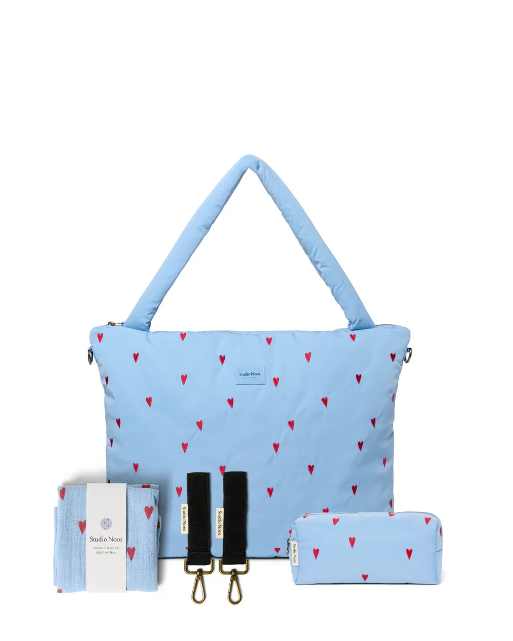 New Parents Gift Set - Purple Hearts
