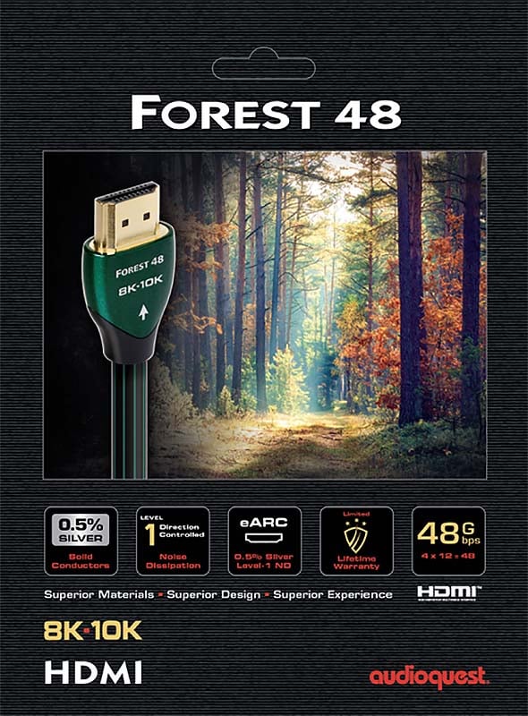 AudioQuest 1.5 Meters (4.9 Feet) Forest 48 HDMI 2.1 Cable - HDM48FOR150 - image 3