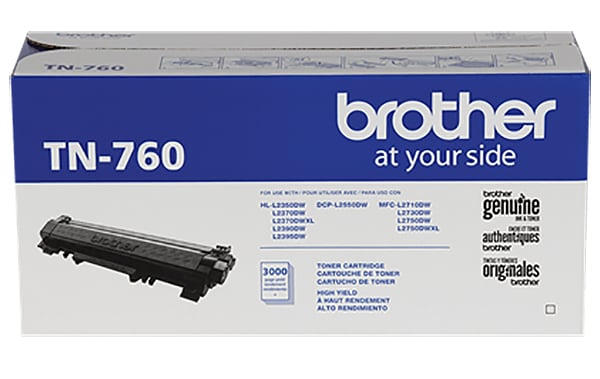 Brother High-Yield Black Ink Toner - TN760 - image 2