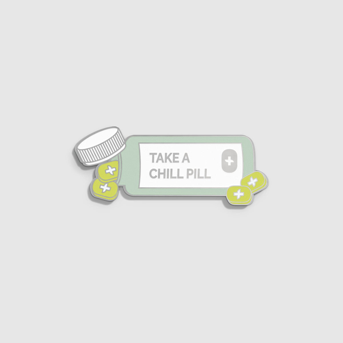 Chill Pill Enamel Pin - Sagewater