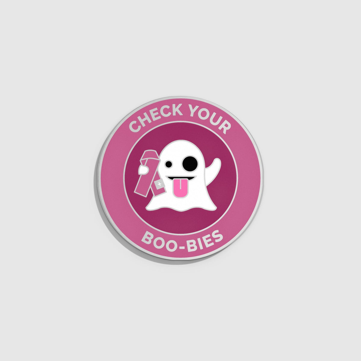 Boo-Bies Enamel Pin - F*ing Pink