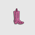 Boot Cancer Enamel Pin - F*ing Pink