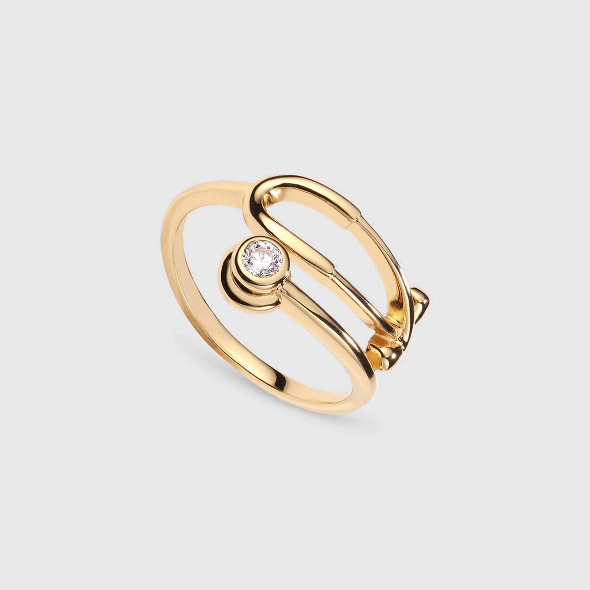 Stethoscope Ring - Gold