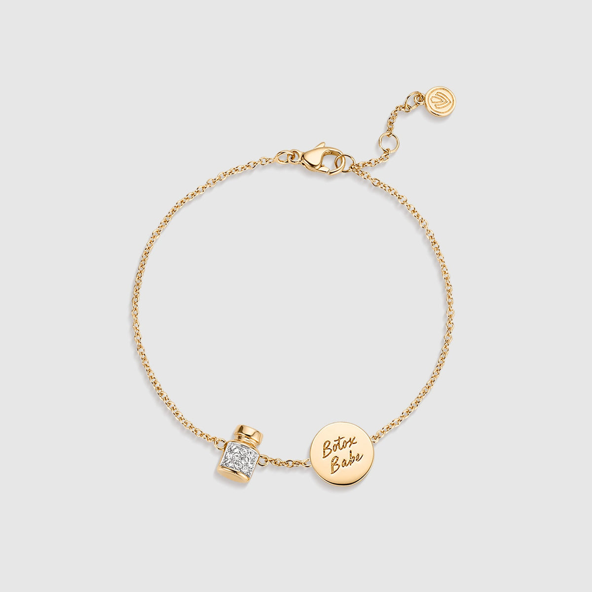 Botox Babe Pavé Bracelet - Gold