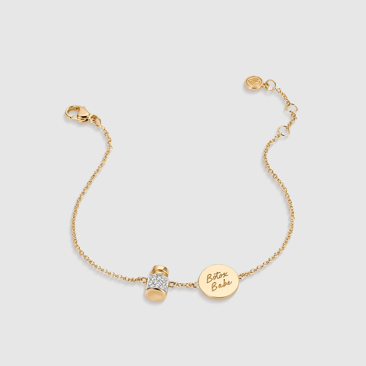 Botox Babe Pavé Bracelet - Gold