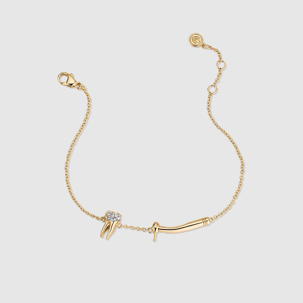 Slay Decay Pavé Bracelet - Gold