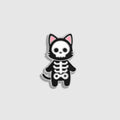 Cat Scan Enamel Pin - Black