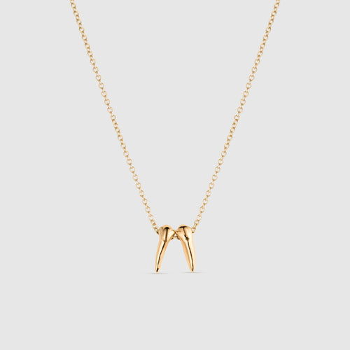 2028 Graduation Year Necklace - Gold