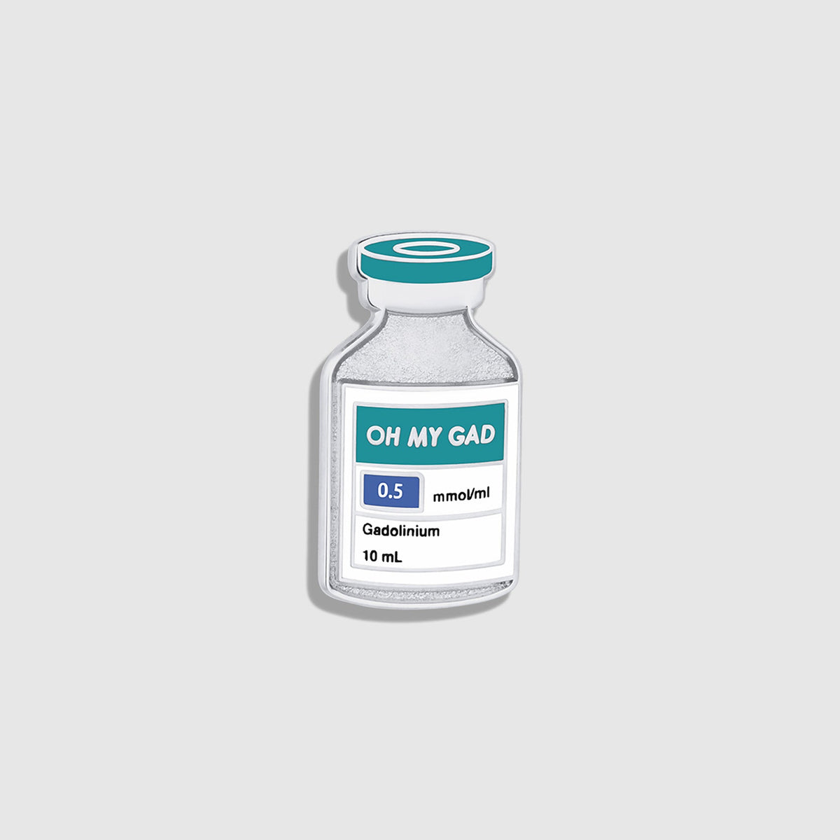 Oh My Gad Enamel Pin - Teal
