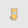 Tabby Cat With Mask Enamel Pin - Dandelion