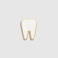 Tooth Enamel Pin - Optic White