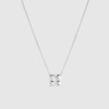 Orthodontic Big Bracket Necklace - Silver