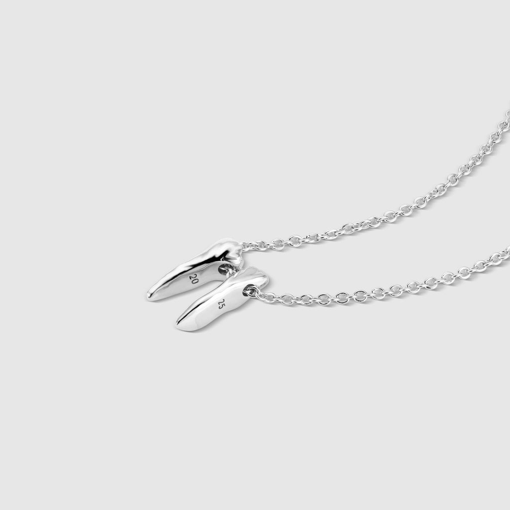 2025 Graduation Year Necklace - Silver