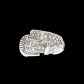 VYBES Rhinestone Cross Belt