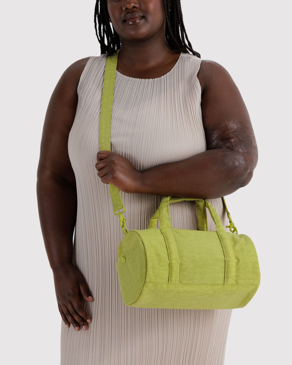 Nylon Duffle Bag - Chartreuse - image 2