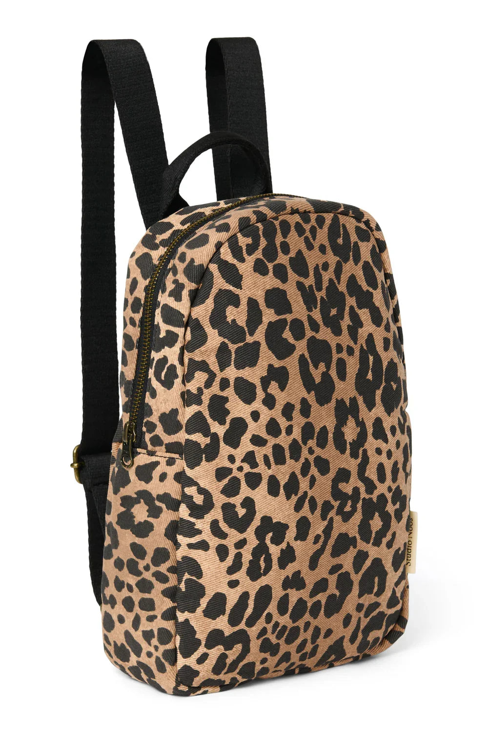 Grüner Leopard Baumwoll-Mini-Rucksack
