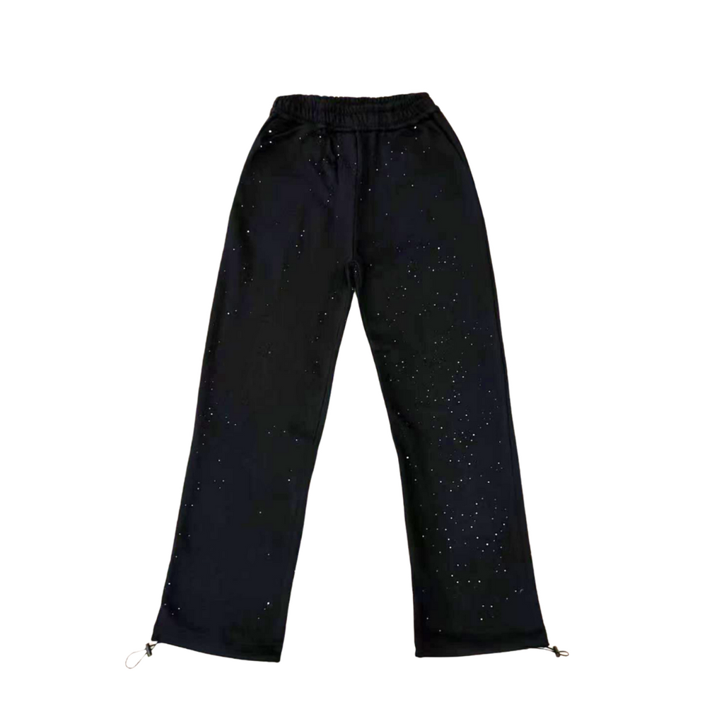 VYBES Rhinestone Sweatpants | Bling Joggers & Lounge Pants