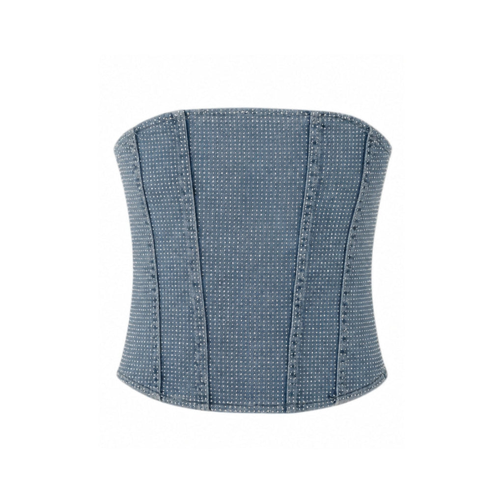 VYBES Rhinestone Women's Corset