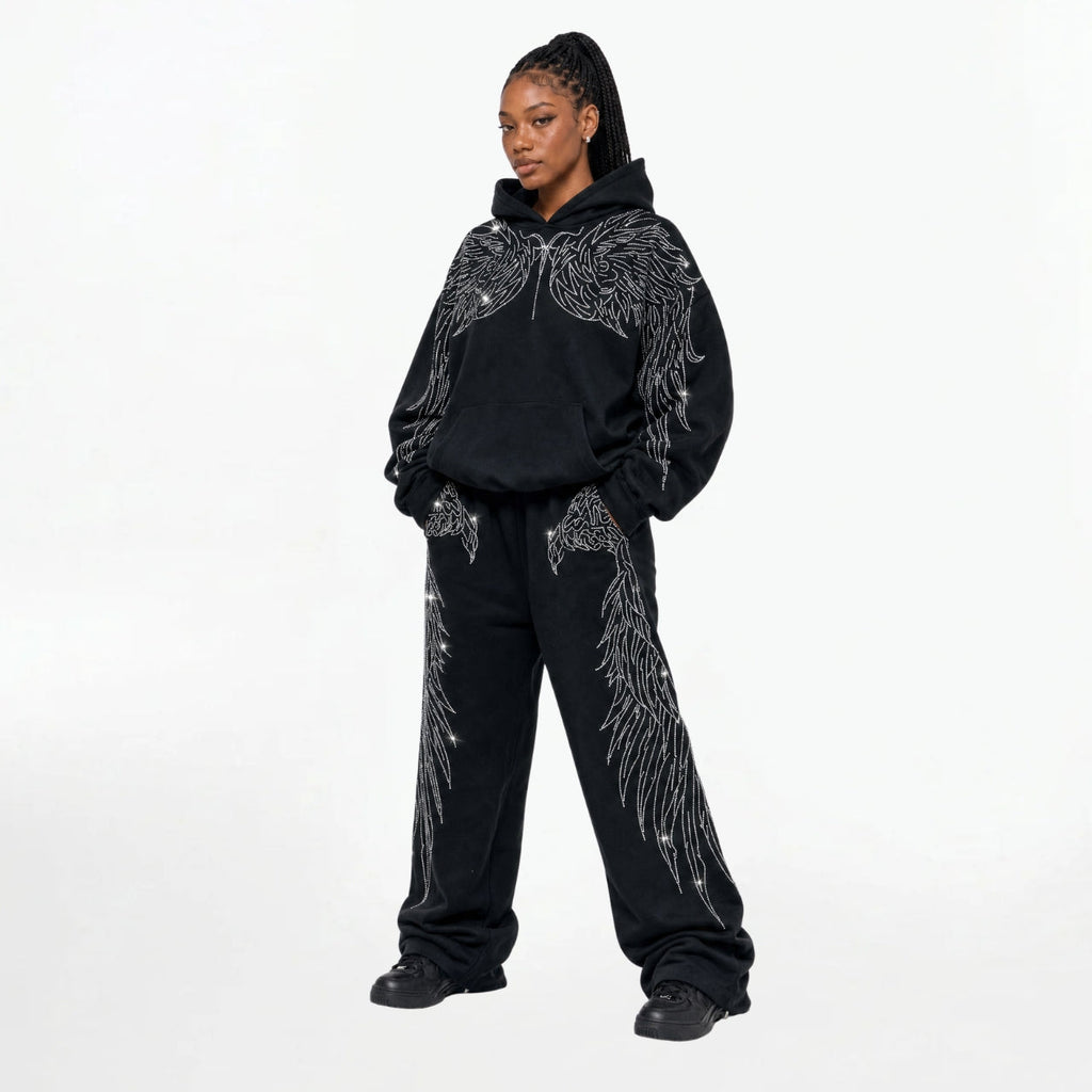 VYBES Angel Wings Hoodie