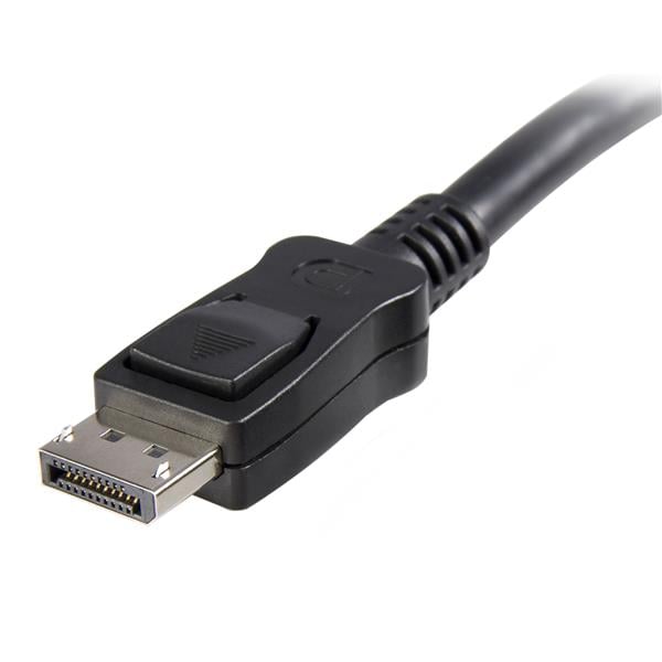 StarTech Black Certified 6 Ft DisplayPort 1.2 Cable With Latches - DISPLPORT6L - image 2