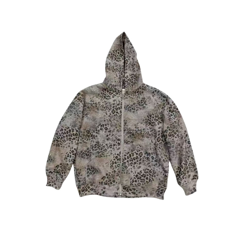 VYBES Snow Leopard Hoodie