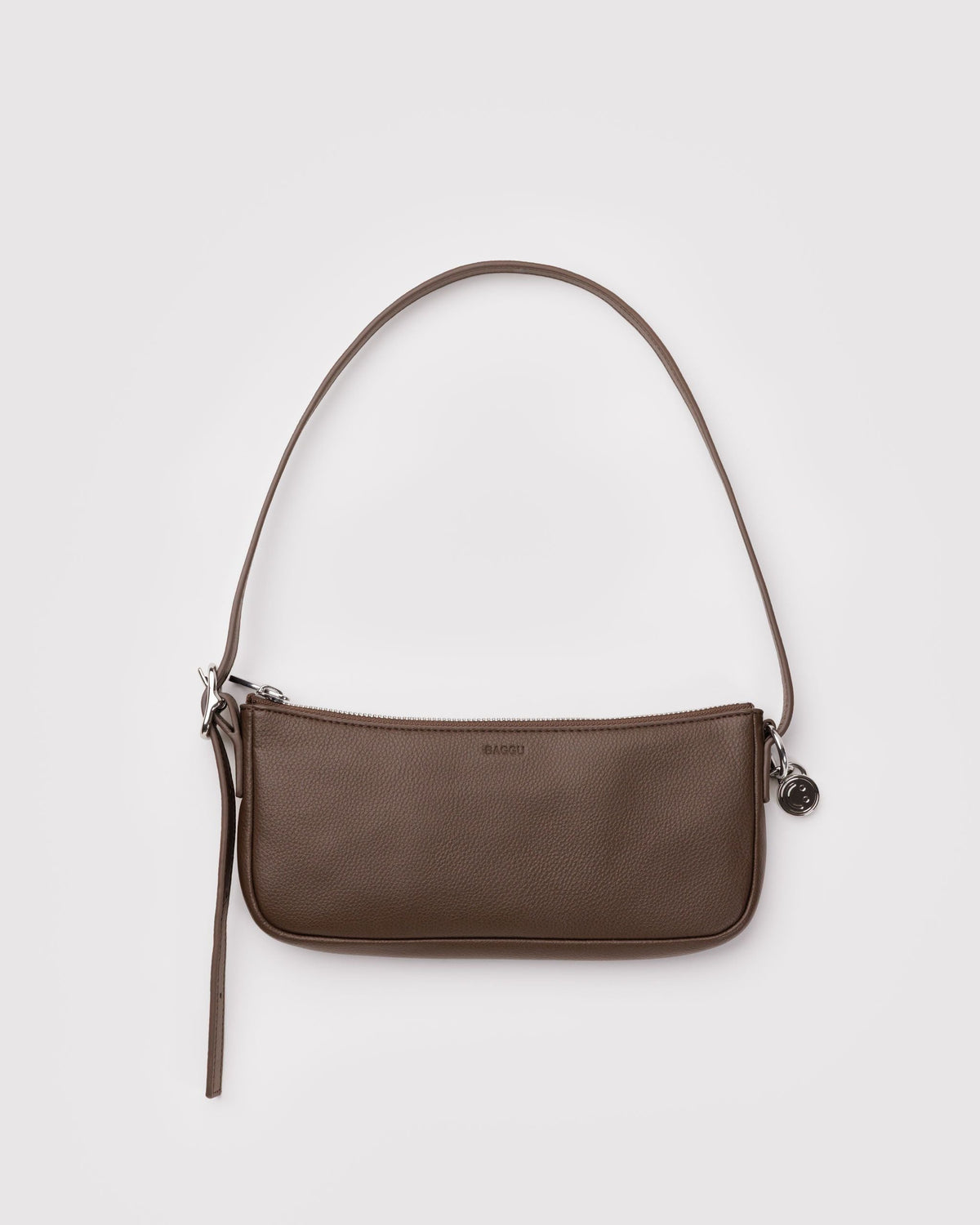 Recycled Leather Pochette - Brown
