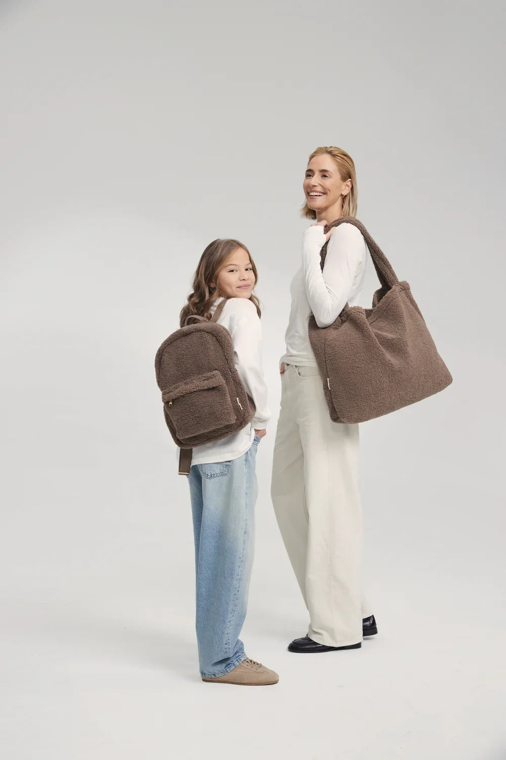 Braune Teddy-Muttertasche