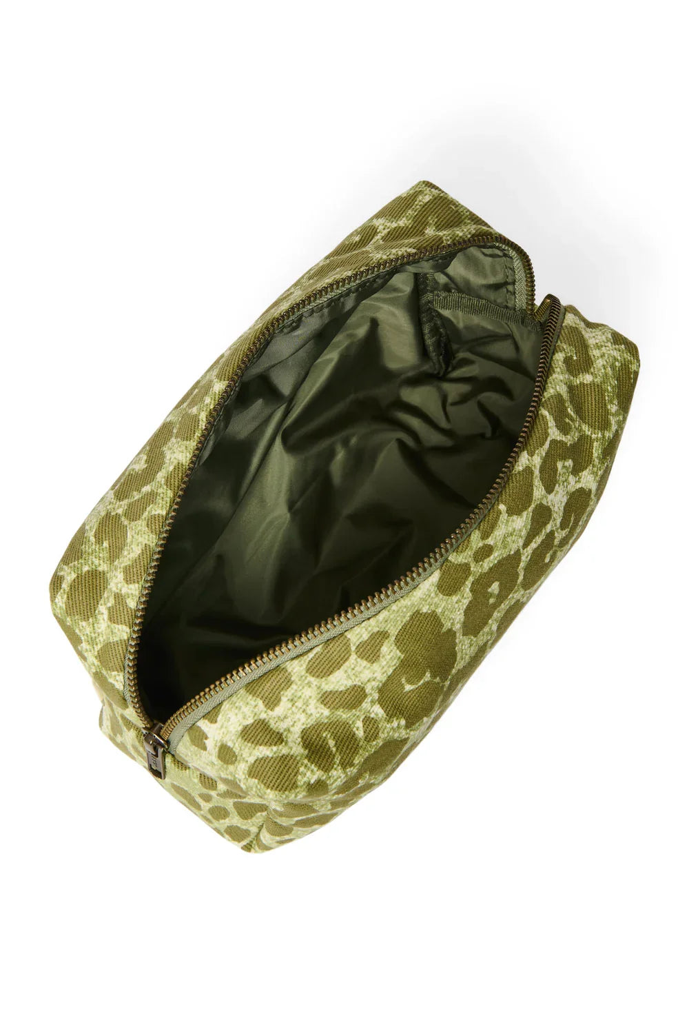 Groen luipaard katoenen tasje