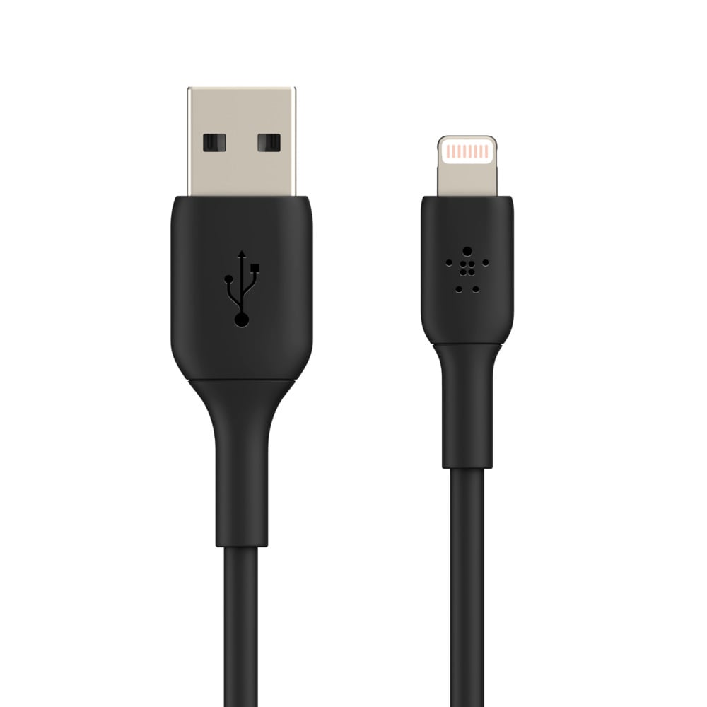 Belkin BOOST CHARGE 6.6 Foot Black Lightning To USB-A Cable - CAA001BT2MBK - image 3