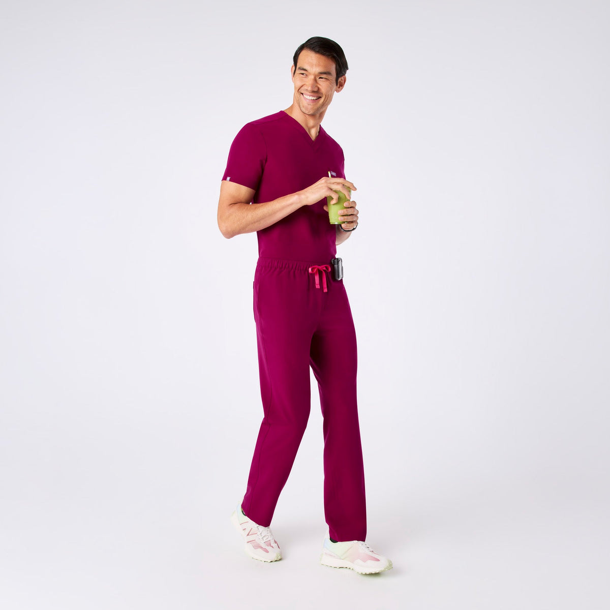 Pisco Straight-Leg Scrub Pant™ - Dark Magenta