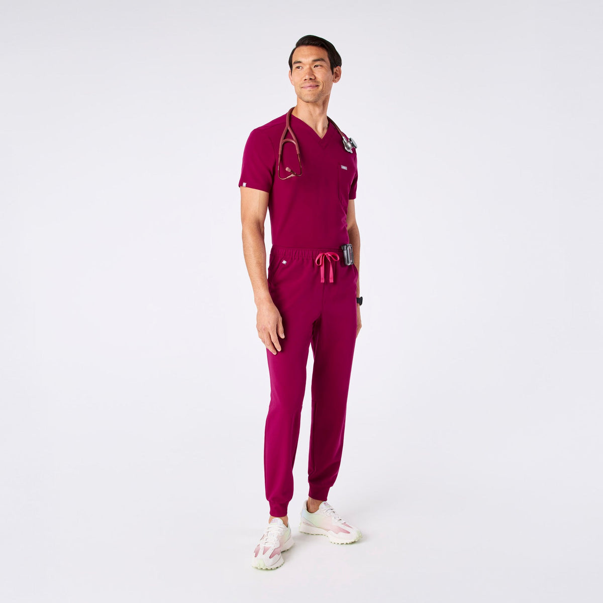 Tansen Jogger Scrub Pant™ - Dark Magenta