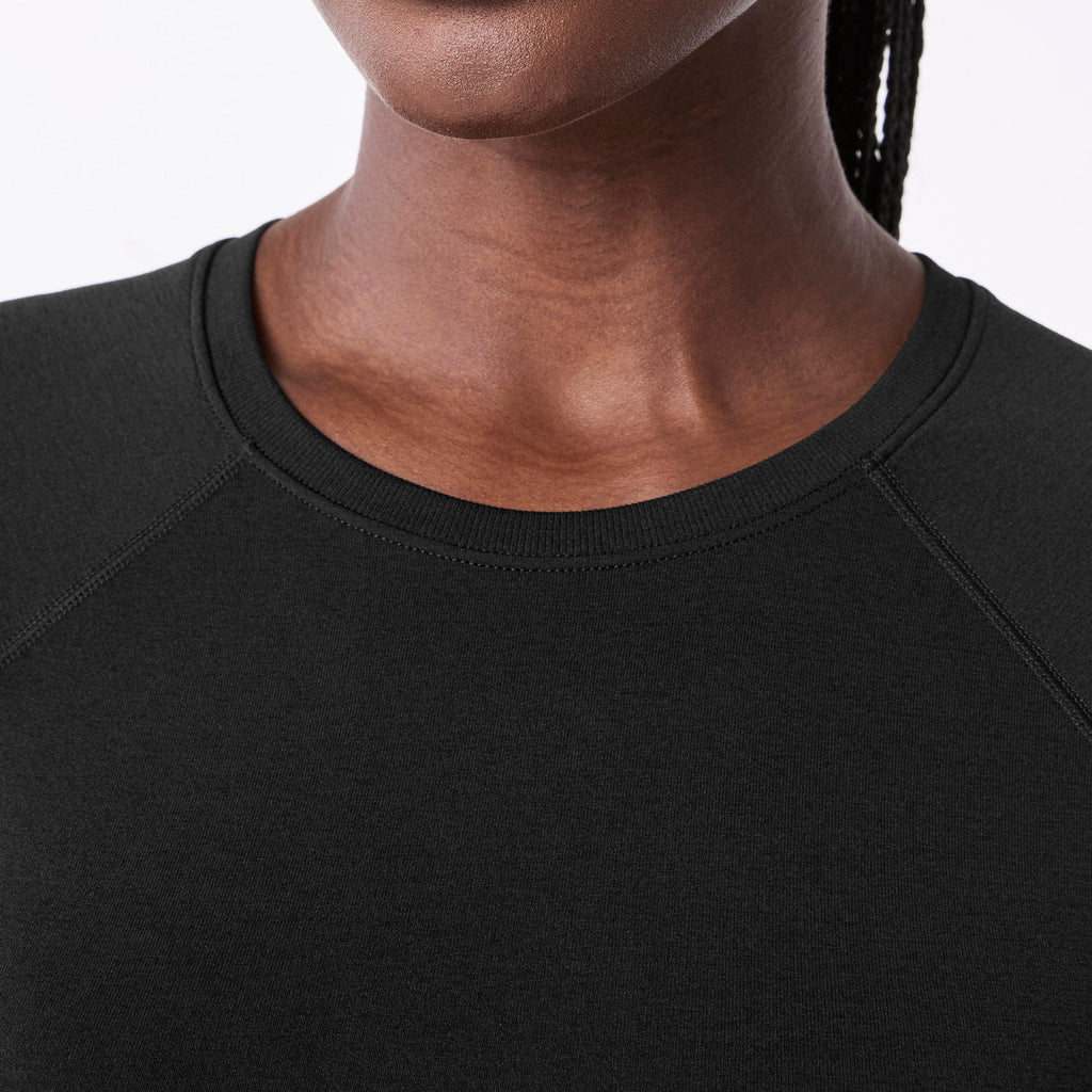 Salta Seamless Short-Sleeve Underscrub - Black