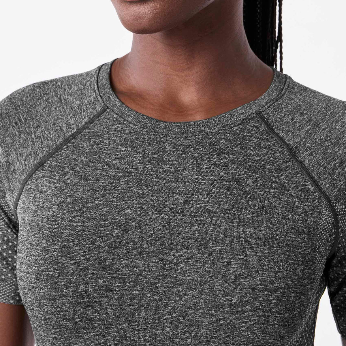 Salta Seamless Short-Sleeve Underscrub - Graphite