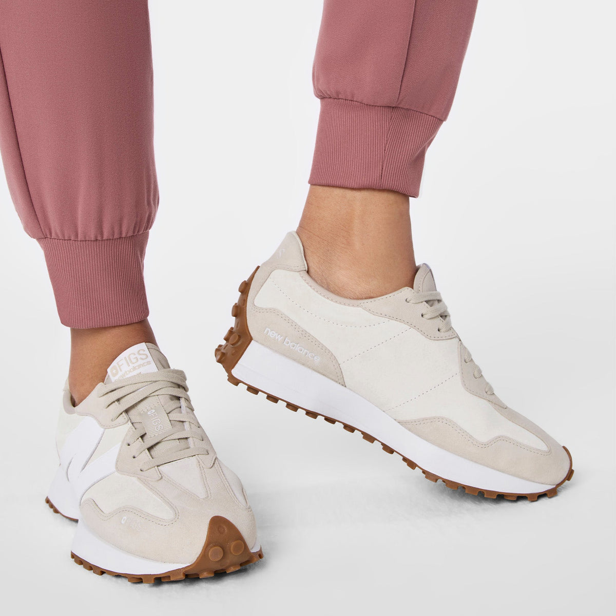 FIGS | New Balance 327 - Cream
