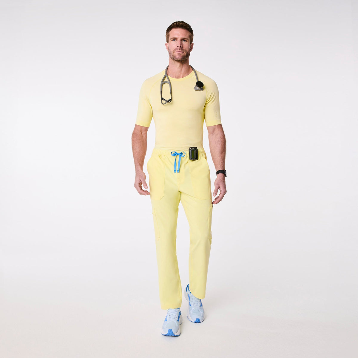 Makato Seamless Short-Sleeve Underscrub - Sunlight