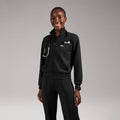 Labelle Bomber Scrub Jacket - Black