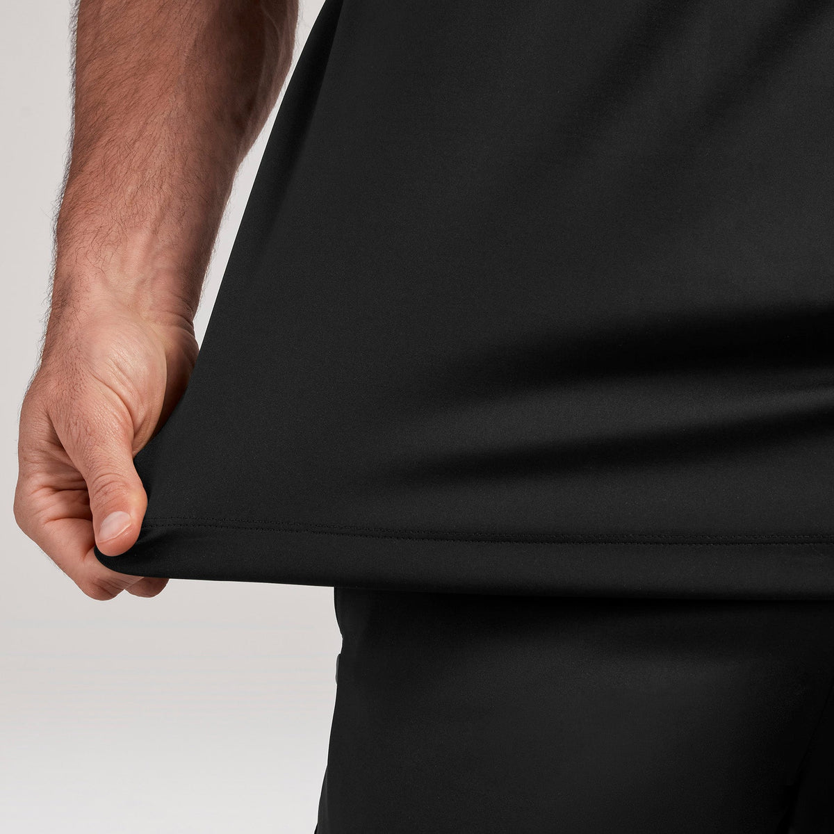 Rocco Polo Scrub Top - Black