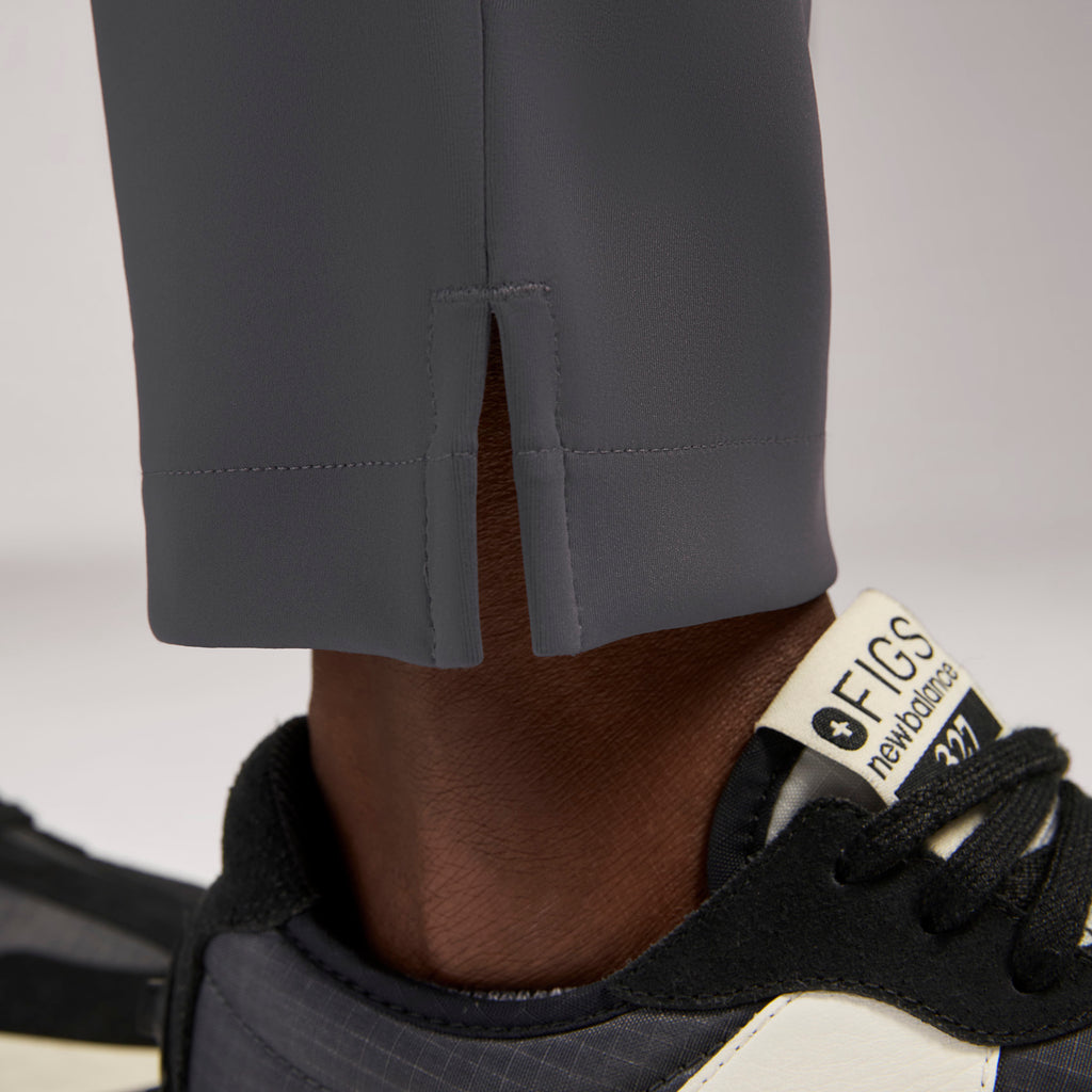 Tena Slim Tapered Scrub Pant - Charcoal