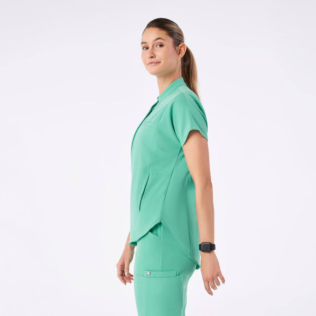 Montex Relaxed Scrub Top - Surgical Green