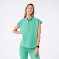 Rafaela Oversized Scrub Top™ - Surgical Green