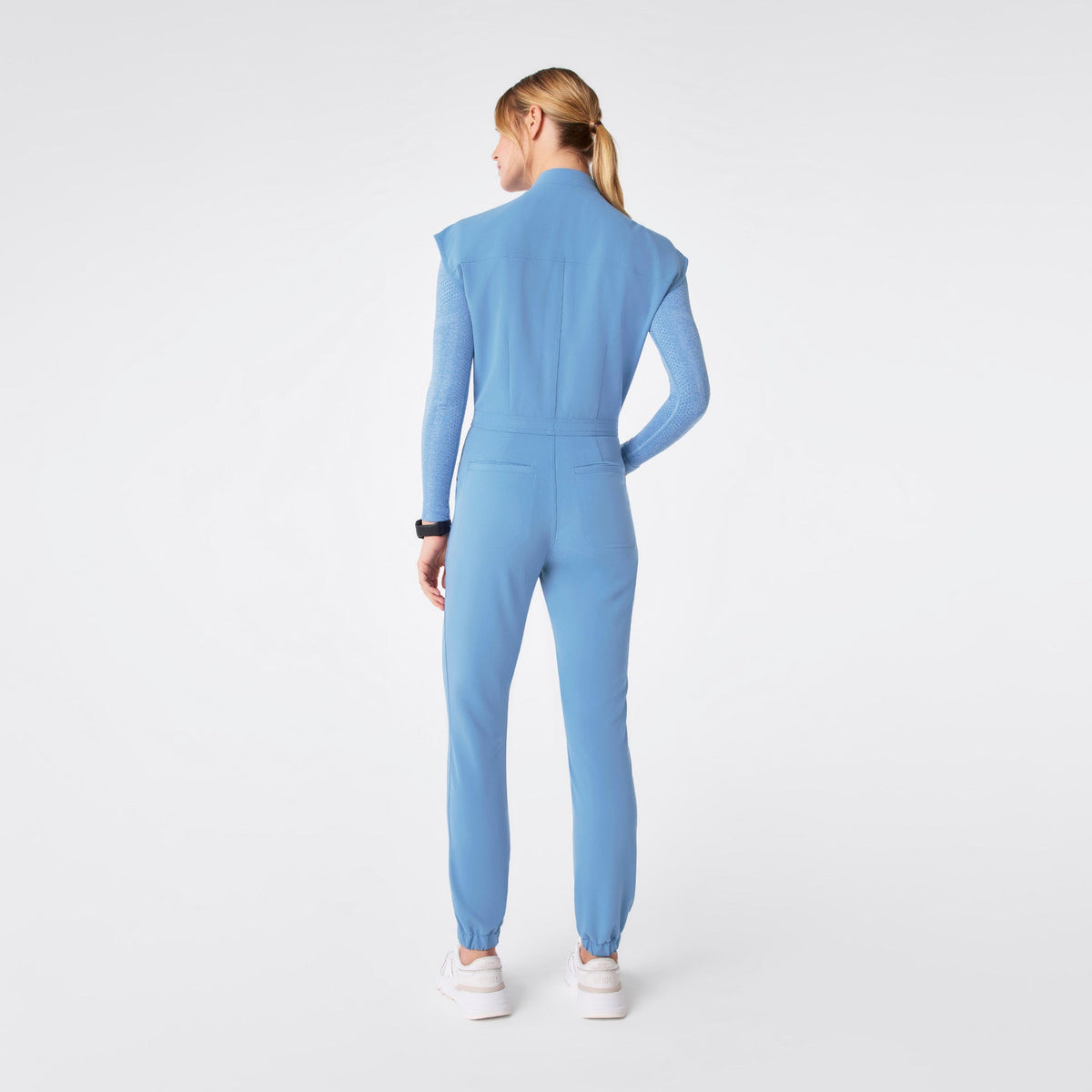 Rafaela Jogger ScrubJumpsuit™ - Ceil Blue